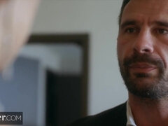 舐める尻, 緊縛, ボンデージ, 茶髪の, イマラチオ, 馬乗り, ラフ, スパンキング