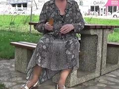 Transgender travesti sounding urethral lingerie outdoor 65