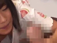 18 anni, Asiatica, Tette grandi, Pompino, Sborrata, Ragazza