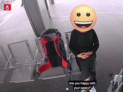 Amatör, Stor stjärt, Avsugning, Europeisk, Tysk, Utomhus, Offentlig, Verklighet