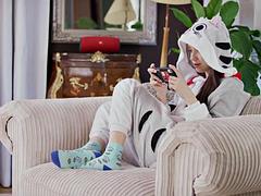 Anal, Babe, Pik sutte, Brunette, Hårdt, Russisk, Trekant, Bryster