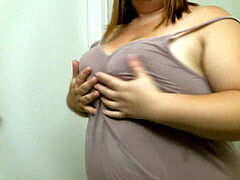 Badrum, Bbw stor vacker kvinna, Knubbig, Blottande, Leksaker