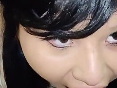 18 ans, Amateur, Belle grosse femme bgf, Sucer une bite, Faciale, Pov, Adolescente