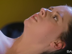 Anal, Baben, Blondin, Europeisk, Olja, Fitta, Kort hår, Våt