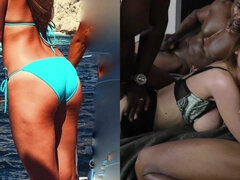 Peitos grandes, Negroa, Boquete, Namorados, Interracial, Estudante, Sexo grupal a três, Uniforme