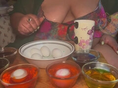 素人, アメリカ人, 黒人, 食べ物, 下着, 一人