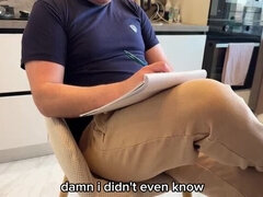 Busty Russian Teacher Fucks Student for Exam Pass - Amateur POV with English Subs