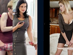 Hot Babysitter Dolly Leigh Gets Stuck And Fucked