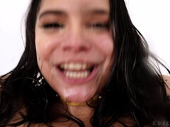 アナル, 茶髪の, 毛深い, オマンコ, 馬乗り