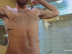 Enthousiasteling, Grote lul, Lul, Homo, Masker, Masturbatie, Alleen