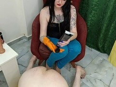 Amatør, Bondage disciplin sadomasochisme, Dominerende, Kvinde dominans, Give finger, Knytnæve, Onani, Herskerinde