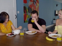 Anaal, Bondage discipline sadomasochisme, Blond, Sperma, Zwart, Fetisj, Interraciaal, Lesbisch