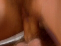 Amateur, Gode, Faciale, Poilue, Masturbation, Chatte, Chevaucher, Rétro ancien