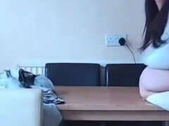 Amatör, Bbw stor vacker kvinna, Brittisk, Brunett, Fetisch, Kök, Underkläder, String