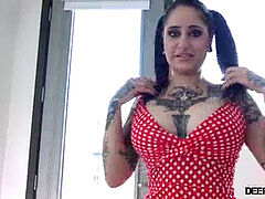 Cum-in-mouth, swallowing-cum, pov-deepthroat