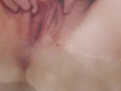 Amerikansk, Badeværelse, Store smukke kvinder, Buttet, Kvinde, Onani, Lille kvinde, Solo