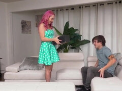 デカパイ, フェラチオ, 毛深い, 手コキする, 淫乱熟女, オマンコ, 赤毛, オッパイの