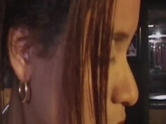 緊縛, デカパイ, ボンデージ, 茶髪の, 下着