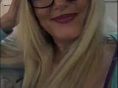 Amateur big booty blonde mature teasing and ass spanking