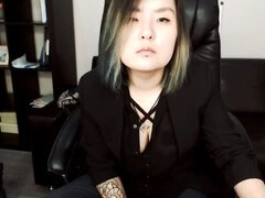 Amador amadora, Asiáticoa, Consolo, Japonêsa, Masturbação, Solo chão, Brinquedos, Câmera de web webcam