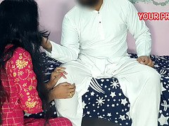 Hot Indian teen with big tits gets banged by her father-in-law in HD