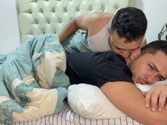 Leie, In den arsch, Arsch, Grosser arsch, Paar, Besamung, Schwul