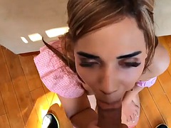 Leie, Grosser schwanz, Blasen, Handjob, Pov, Ablutschen, Jungendliche (18+), Titten