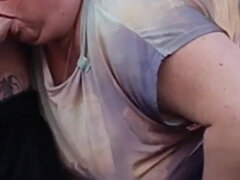 Amatoriale, Bella grossa formosa, Pompino, Venire in bocca, Schizzo di sborra, Sega, Matura