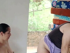 Horny Sluts Candy Rouse and Jennifer Adams Enjoy Licking Each Other's Pussies