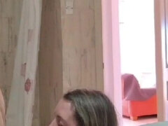 Amatør, Badeværelse, Stor pik, Pik sutte, Britisk, Par, Far, Hjemmelavet