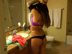 Amador amadora, Ao ar livre cartaz de rua outdoor, Calcinha, Pontos de vista, Público, Xoxota, Raspar depilar, Tetas