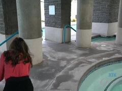 Cumizás, Nagylány, Latin lány, Fehérnemű, Maszti, Medence, Nézőpont, Vibi