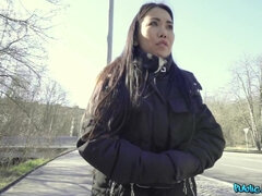 Asian bitch Alina Crystall fucks for cash