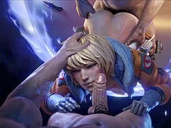 Τρισδιάστατο, Μεγάλος πούτσος, Χύσιμο, Όργιο, Gaping, Σκληρό, Τρίο, Βυζιά