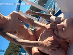 Plowing on the boat in public - Fear Super Hot