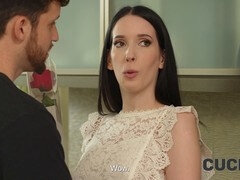 Schlafzimmer, Britisch, Braunhaarige, Gehörnter ehemann, Europäisch, Ungarisch, Ehemann, Muschi