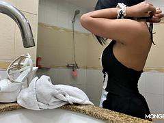 아마추어, 아시안, 아기, 큰 가슴, 랑제리, 하녀, 태국인, 젖가슴