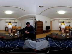 Beautiful asian humpette VR soul-stirring sex story