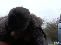Public Agent British Ebony Queen Kiki Minaj Fucked Outside