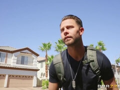 Voyeur spying on Alexis Fawx & Ricky Johnson making out