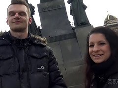 Watch as cute GF trades her pussy for money with a stranger for a POV reality porn experience