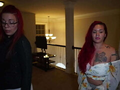 Amanda Panda's Hot Anal & Lesbian Threesome with BBC - Redhead BBW Action