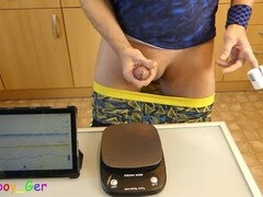 아마추어, 큰 음경, 약간 뚱뚱한, 독일인, 면도된, 혼자, 장난감들, 바이브레이터