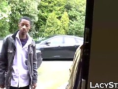 アナル, デカ尻, デカパイ, 黒人, 異人種間, 熟年, 三人