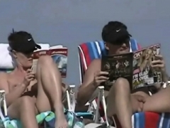 Παραλία, Ηδ, Εκτός, Δημόσιο, Έφηβος, Βυζιά