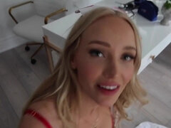 Amatør, Blond, Kukk suging, Sperm skott, Hjemmelaget, Sykepleier, Synsvinkel