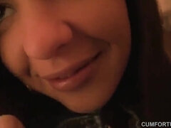 Henessy gets penetrated and a fat facial cumshot