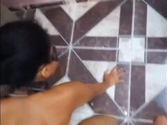 18 anos, Banheiro, Garganta funda, Extremo, Hd, Lambendo, Escravoa, Banheiro