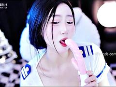 Азиатки, Красотки, Красивые, Большие сиськи, Мастурбация, Соло, Сиськи