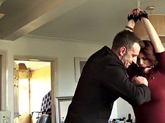 Bambino, Bella grossa formosa, Bondage sadomaso, Bella, Tette grandi, Bondage, Rossa, Cavalcando